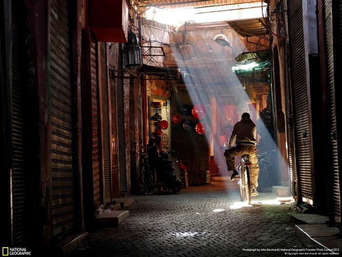 Voyage Marrakech-Fond d'écran National Geographic Vues:30837