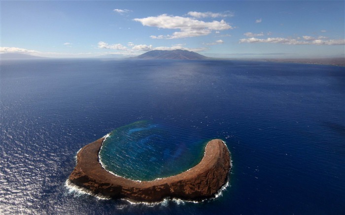 Molokini Crater-fond d'écran Paysage Vues:11189