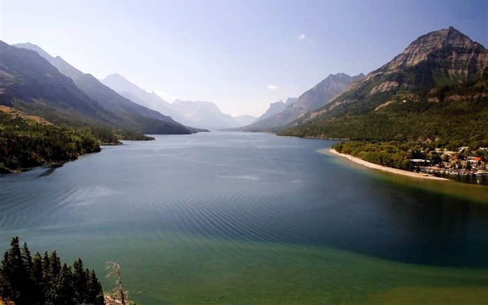 Waterton Lakes National Park-fond d'écran Paysage Vues:12566