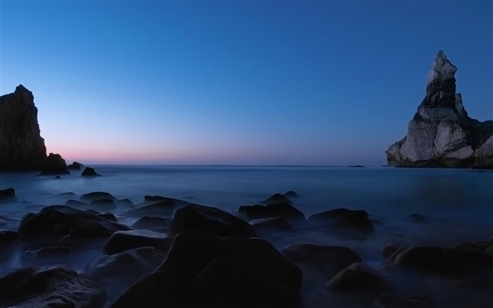 穏やかな海-自然の風景の壁紙 ブラウズ:17176