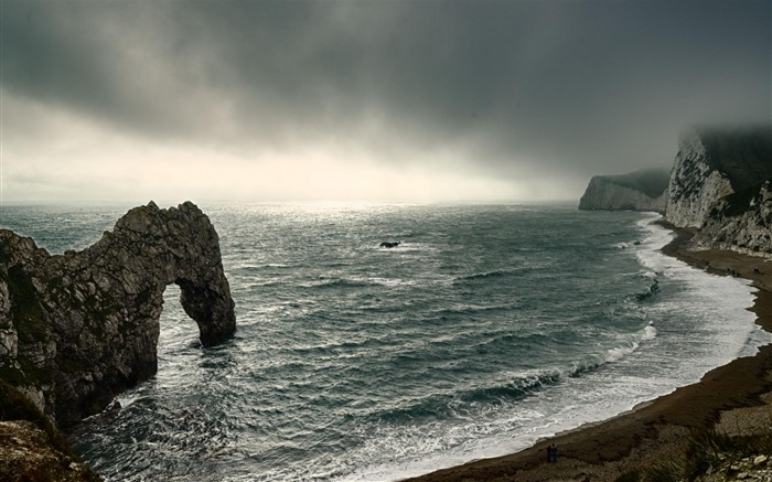 durdle door-natural landscape fondo de pantalla Vistas:12188