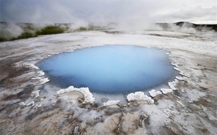 Hveravellir sources d'eau chaude-fond d'écran Paysage Vues:11675