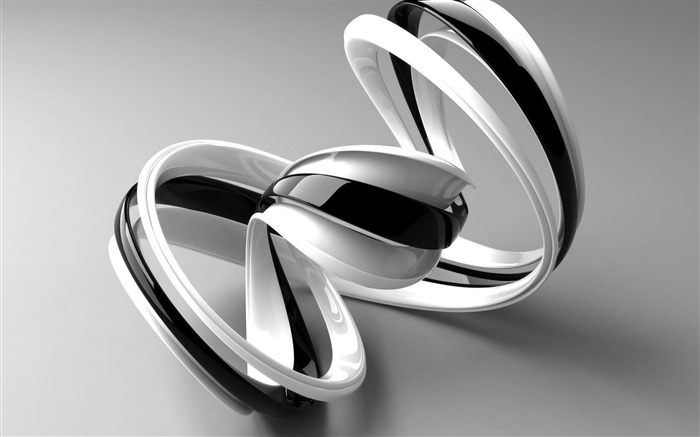 3D Black White Shapes-High Quality wallpaper Views:12932 Date:2012/9/15 10:42:19