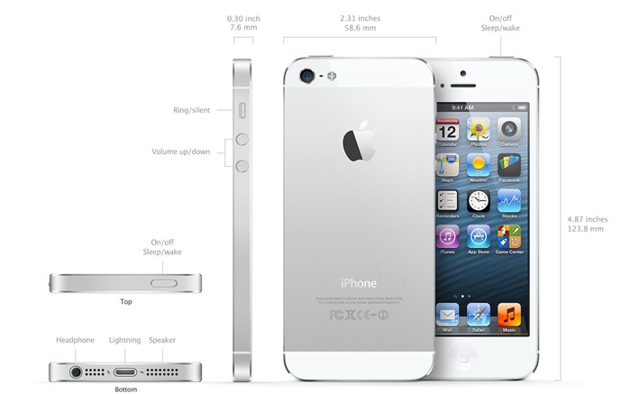 Apple iPhone 5 últimos papéis de parede oficiais HD 20 Visualizações:15019