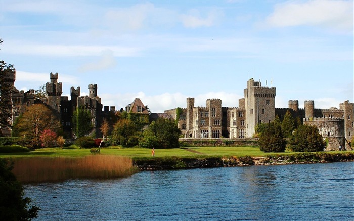 Ashford Castle County Mayo Irlanda-Naturaleza Paisaje Fondos de pantalla Vistas:33780