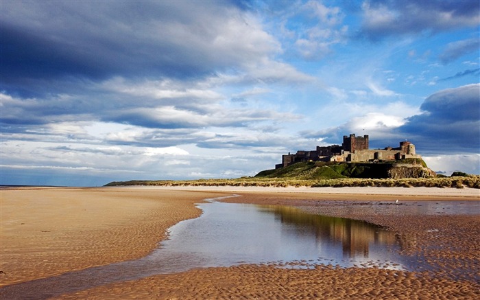 Bamburgh Castle Bamburgh Northumberland Inglaterra-Naturaleza Fondos de pantalla Vistas:23272