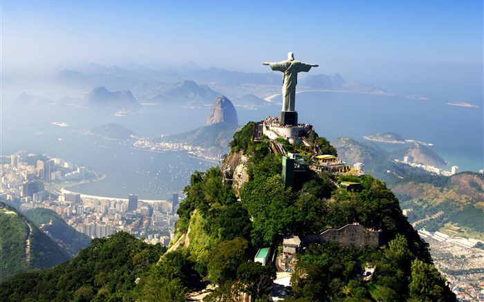 Fondos de pantalla del Cristo Redentor Rio Brasil-Naturaleza Vistas:107667