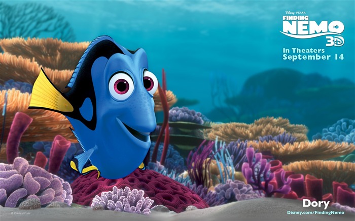 Dory-Finding Nemo filme 3D HD Desktop Wallpaper Visualizações:52590