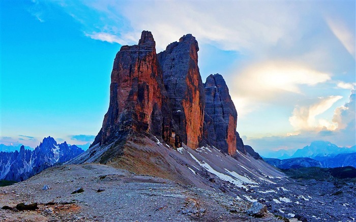 Italia Tre Cime di Lavaredo-naturaleza foto fondo de pantalla Vistas:18295