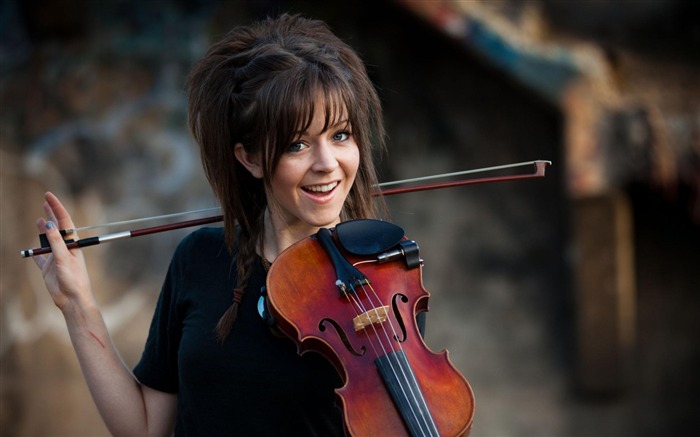 Lindsey Stirling-Hermosa foto fondo de pantalla Vistas:35290