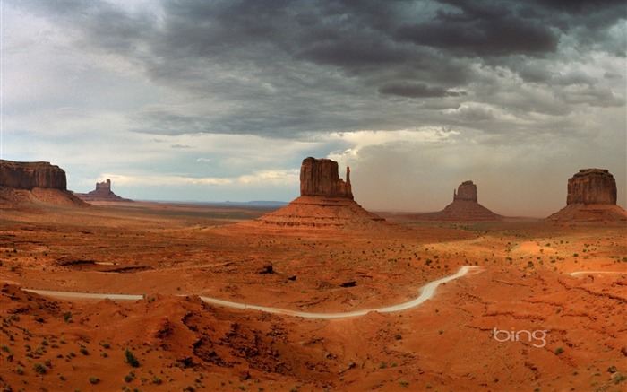 Monument Valley Arizona-Fond d'écran Bing Vues:27197