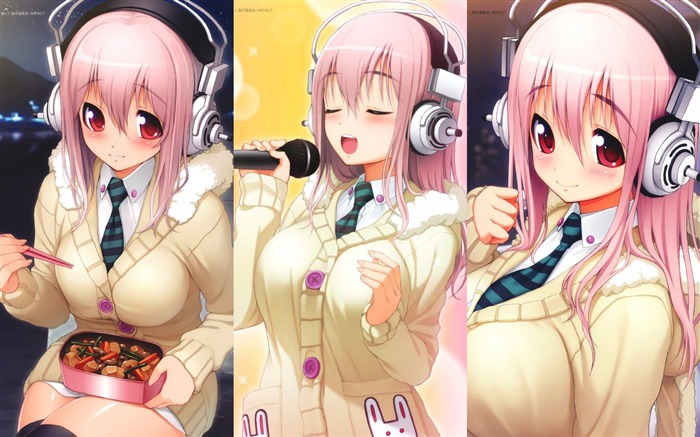 Super Sonico 超级索尼子 高清动漫桌面壁纸 浏览:22877