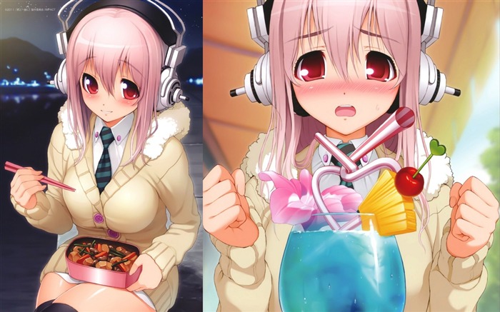 Super Sonico 超级索尼子 高清动漫桌面壁纸 浏览:10584