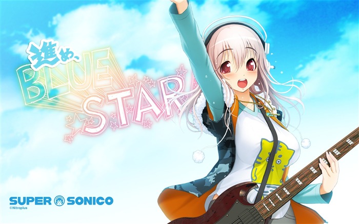 Super Sonico 超级索尼子 高清动漫桌面壁纸 浏览:45718