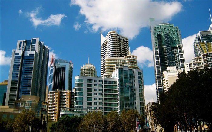 Sydney Skyline - paisagem arquitetônica wallpaper Visualizações:10441