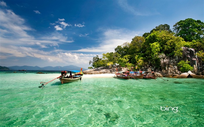 Thaïlande Daru Island Marine National Park-Fond d'écran Bing Vues:146180