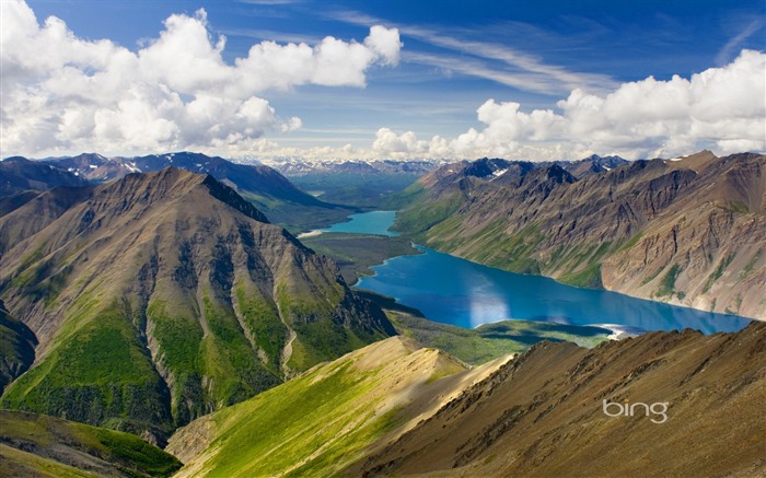 Yukon Canada-Parc national Kluane-Fond d'écran Bing Vues:89070