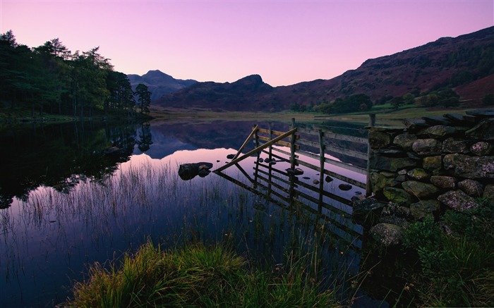 fondos de pantalla de la hermosa escena del lago-Naturaleza Vistas:14140