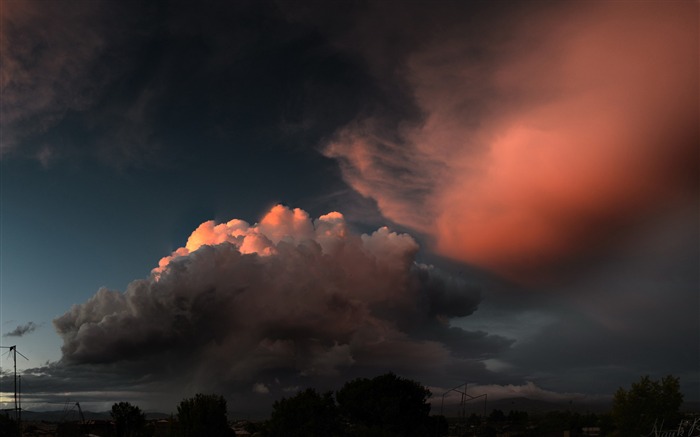 ojo en las nubes-Fondos de paisajes de naturaleza Vistas:11682