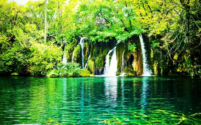 Fondos de paisajes de cascadas-Naturaleza Vistas:45596