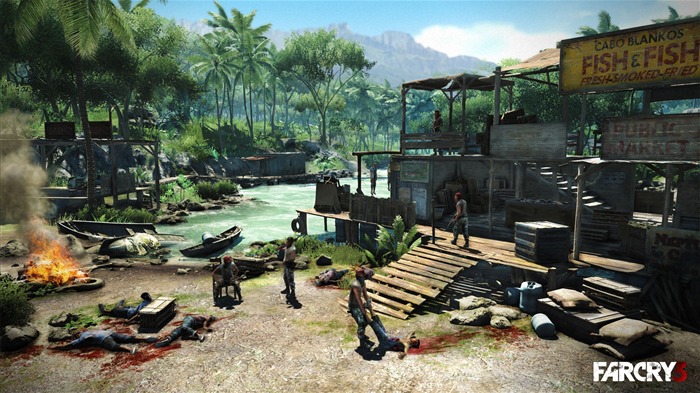 2012 Far Cry 3 孤岛惊魂3 游戏高清壁纸 浏览:6811