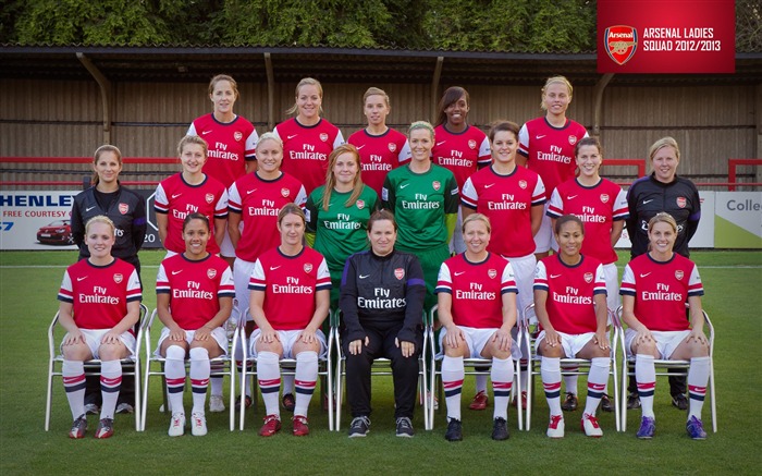 Plantilla Arsenal Ladies Squad-Arsenal 2012-13 fondo de pantalla Vistas:15305