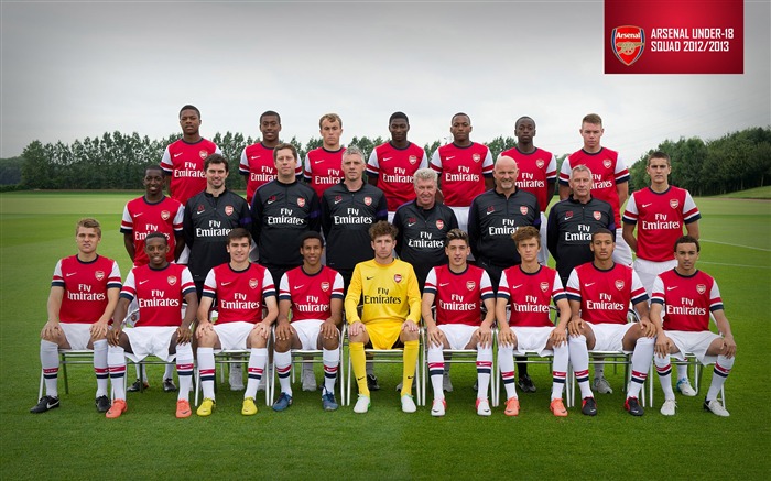 Arsenal Under-18 Squad-Arsenal temporada 2012-13 fondo de pantalla Vistas:25956