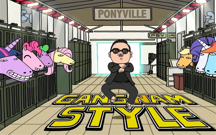 Style de Gangnam PSY-coréen Meilleur Hot Music Fond d'écran Vues:22284