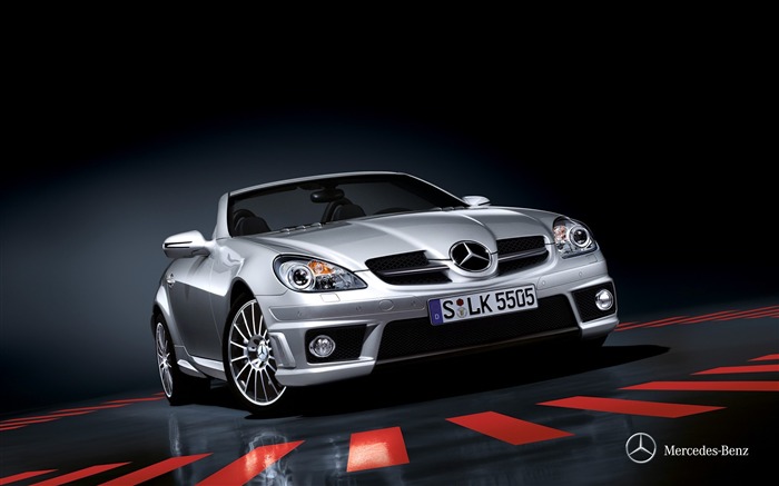 Mercedes Benz SLK roadster auto HD Wallpaper 01 Visualizações:12595