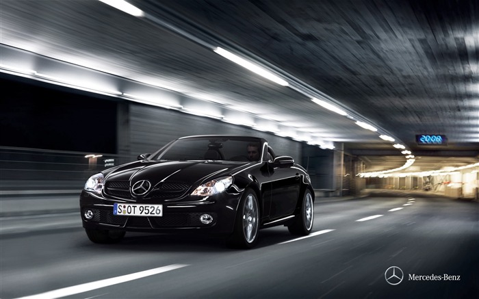 Mercedes Benz SLK roadster auto HD Wallpaper 09 Visualizações:19036