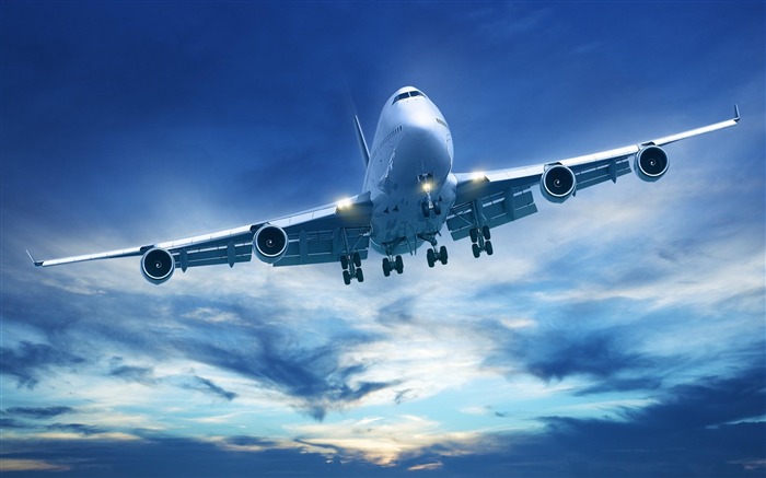 Sky Clouds Lights-Modern aircraft Wallpaper Views:28047 Date:2012/10/8 19:06:06