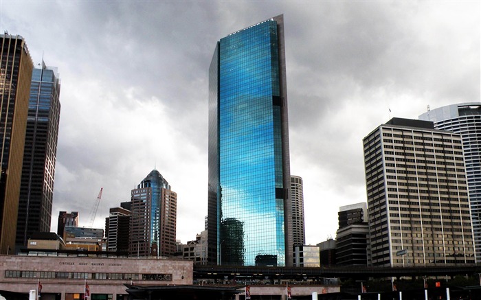 Gratte-ciel de Sydney en Australie-Fond d'écran paysage architectural Vues:12494