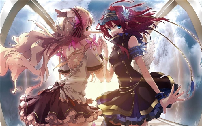 Winged Girls-Anime design HD wallpaper Views:48990 Date:2012/10/2 22:39:24