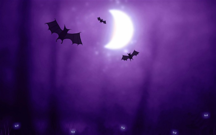 Bats-2012 Happy Halloween Theme Wallpapers Visualizações:9629