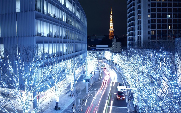 東京 - 城市風景壁紙藍燈 查看次數:21750