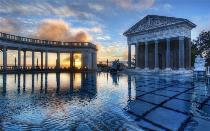 Neptune pool hearst castle-City wallpaper paisagens Visualizações:14851