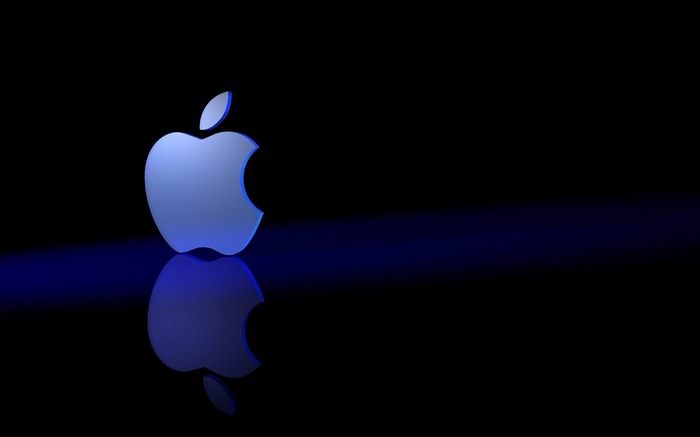 Apple Logo Blue-Brand advertising Wallpapers Views:31210 Date:2012/11/4 21:08:33