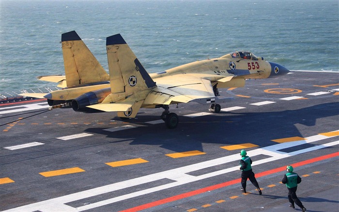 China Navy Aircraft J15-2012 military Featured wallpaper Views:17554 Date:2012/11/26 23:04:36