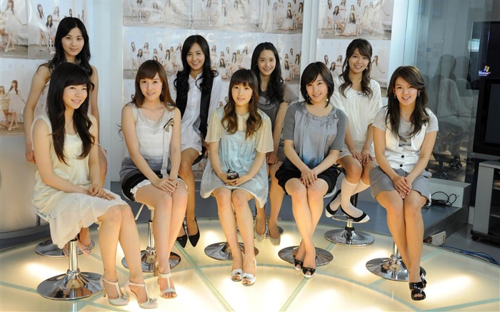 Girls Generation-La belle idole groupe photo HD fond d'écran Vues:9967