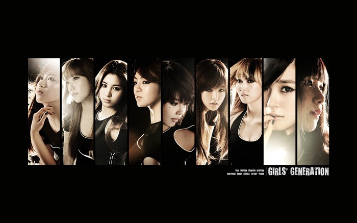 Girls Generation-La belle idole groupe photo HD fond d'écran Vues:8898