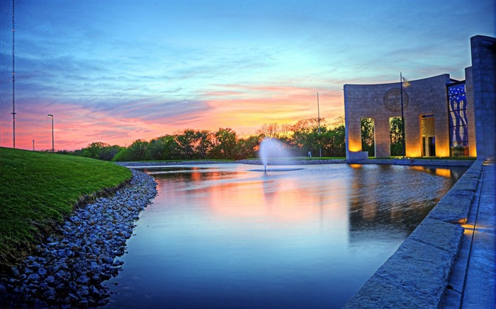 bob dole library lawrence kansas-travel landscape Fondos de Escritorio Vistas:11754