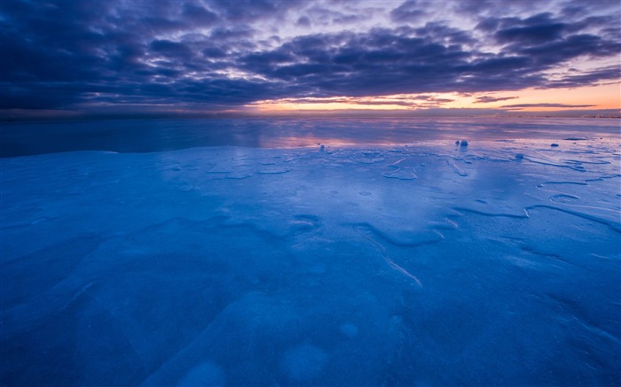 cold chicago morning-travel landscape Fondos de Escritorio Vistas:8985