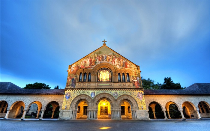 stanford memorial church-travel landscape Fondos de Escritorio Vistas:9346