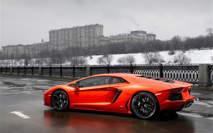 2012 Lamborghini Aventador LP700-4 HD Auto Fonds d'écran Vues:10293