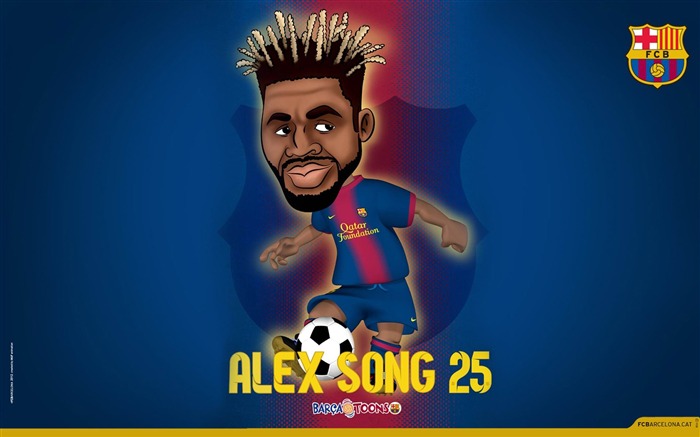 ALEX SONG-FC Barcelona Club HD Wallpaper Views:18847 Date:2012/12/7 0:47:51