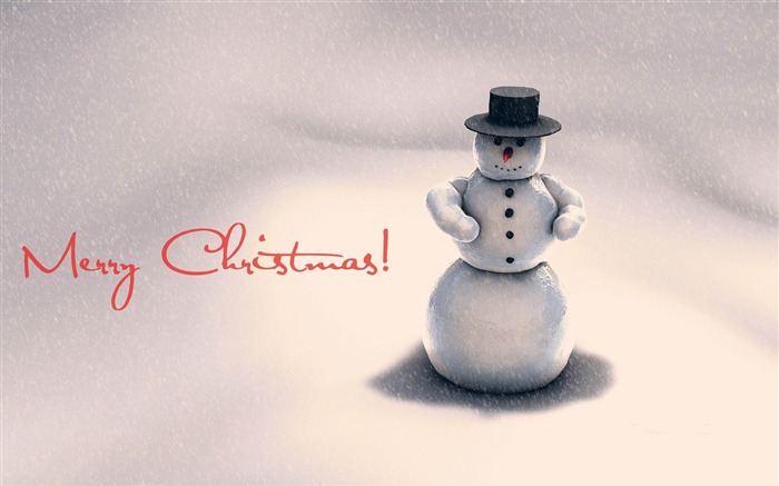 Aesthetic cute snowman Christmas HD papel de parede do computador 05 Visualizações:11787