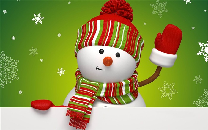 Aesthetic cute snowman Natal HD papel de parede do computador 07 Visualizações:29651