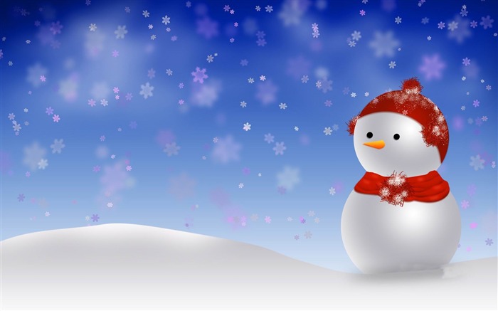 Aesthetic cute snowman Christmas HD papel de parede do computador 10 Visualizações:24307