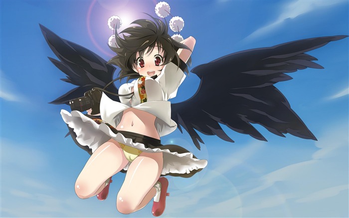 Aya Shameimaru-Anime design widescreen wallpaper Views:17168 Date:2012/12/22 21:48:35