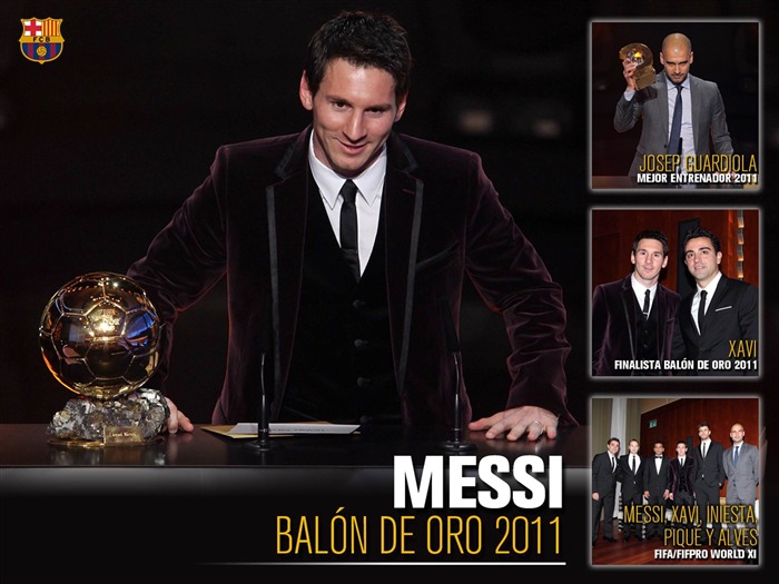 Ballon dOr-FC Barcelona Club HD Wallpaper Views:12453 Date:2012/12/7 0:50:19